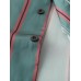 Mens Striped Revere Collar Short Sleeve Home Casual Faux Silk Pajama Set